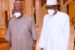 Buhari and Danjuma during the visit