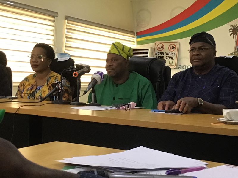 L-R: Dr. Fasawe, Fayinka and Dr. Gaji at the event