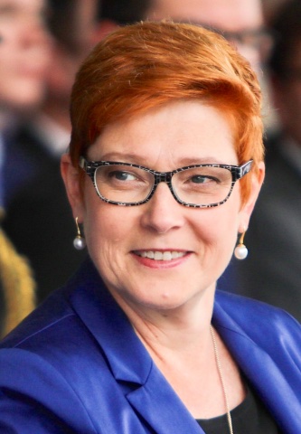 Marise Payne. Australian Minister for Foreign Affairs