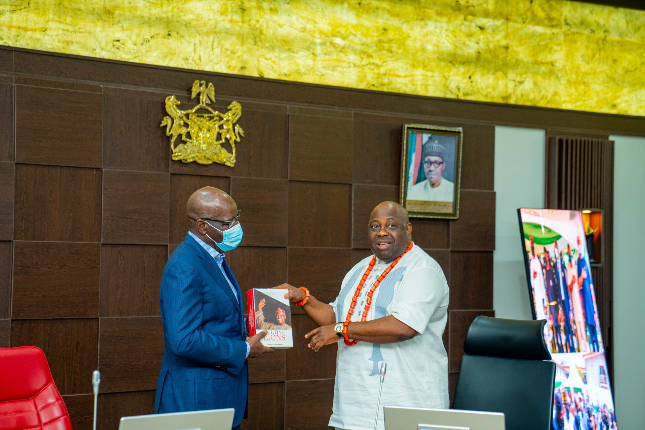 Governor Godwin Obaseki and Presidential Aspirant, Aare Dele Momodu