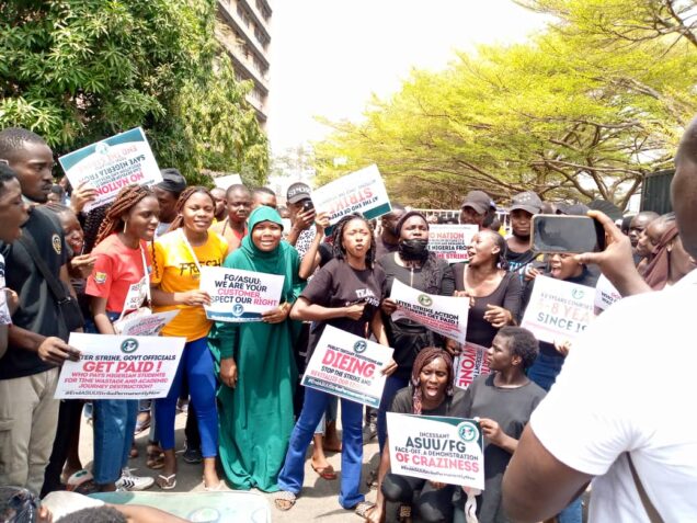 Nigerian students protest over ASUU strike