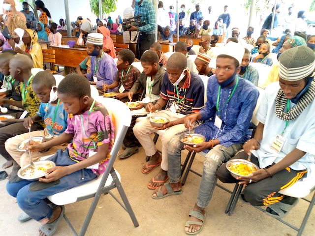 Out of school children taken out of the streets by American University Yola