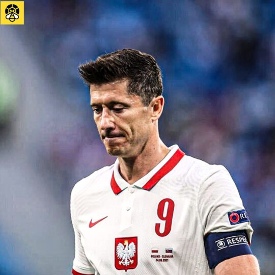 Polish striker Lewandowski