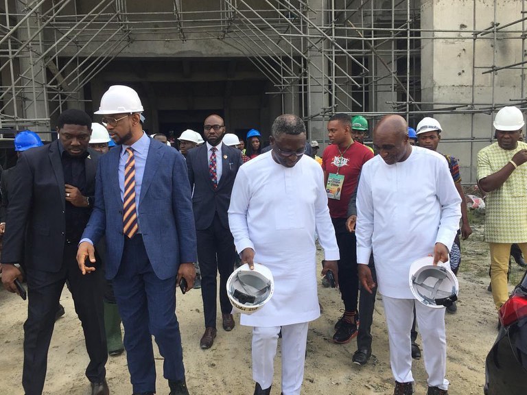 Ibiyeomie takes Ashimolowo and Fatoyinbo on tour of the Cathedral