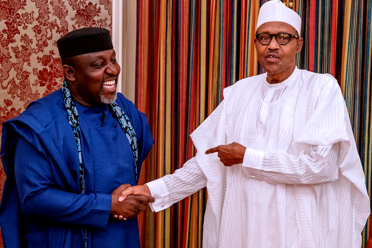 Rochas Okorocha and President Buhari