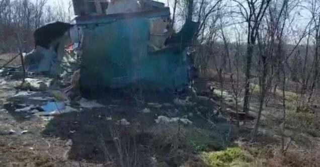 Russian border post destroyed by Ukraine’s projectile