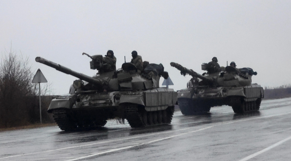 Russian tanks in Ukraine