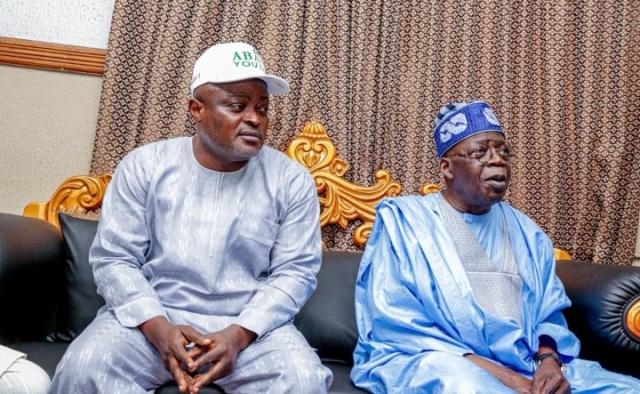 Obasa with the APC National Leader 