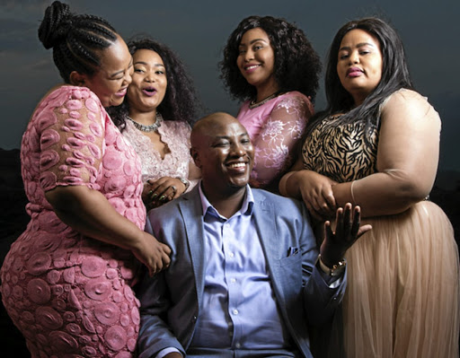 South African Musa Mseleku with many wives instead of side chicks