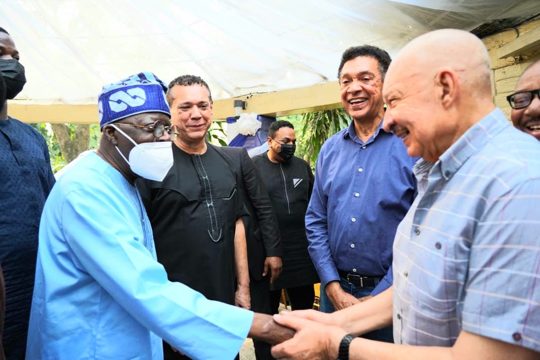 Tinubu with the Murray-Bruce family