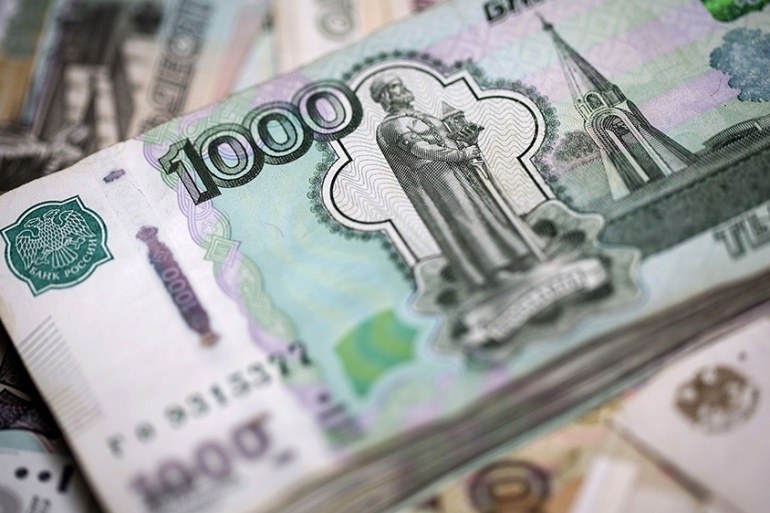 U.S. sanction on Russian debt may have limited impact. Above Russian ruble