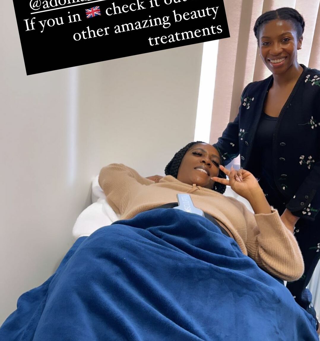 Tiwa Savage undergoes Emsculpt neo