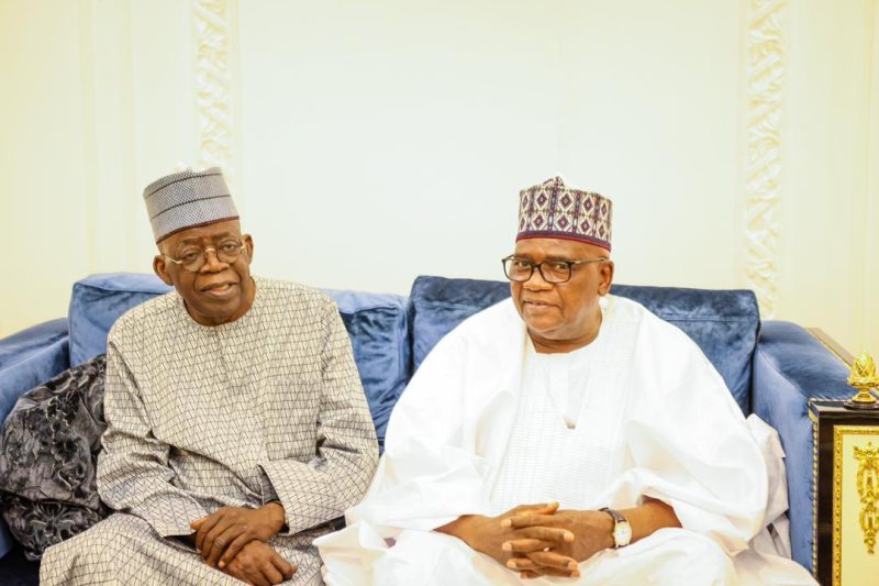 The former governor of Lagos with Senator Goje