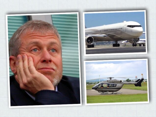 Abramovich- Britain wants to ground his jet, helicopter