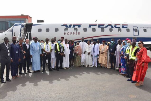 Air Peace delegation in Niamey with Nigerien officials