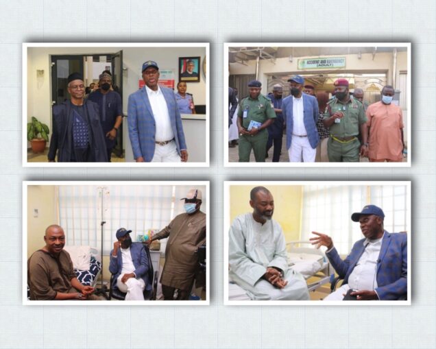 Amaechi visits victims of Abuja-Kaduna train attack in army hospital