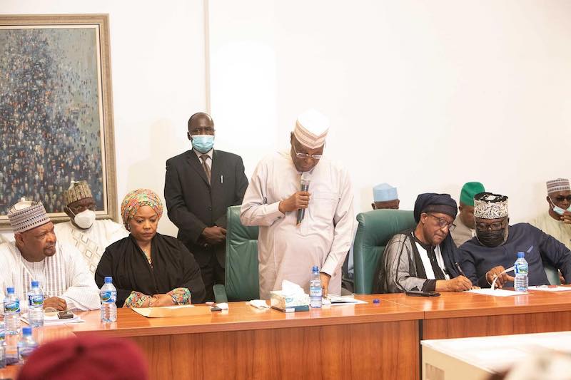 Atiku with PDP BOT members