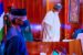 President Muhammadu Buhari swears-in seven Commissioners of RMAFC as he presides over his administration's last FEC meeting