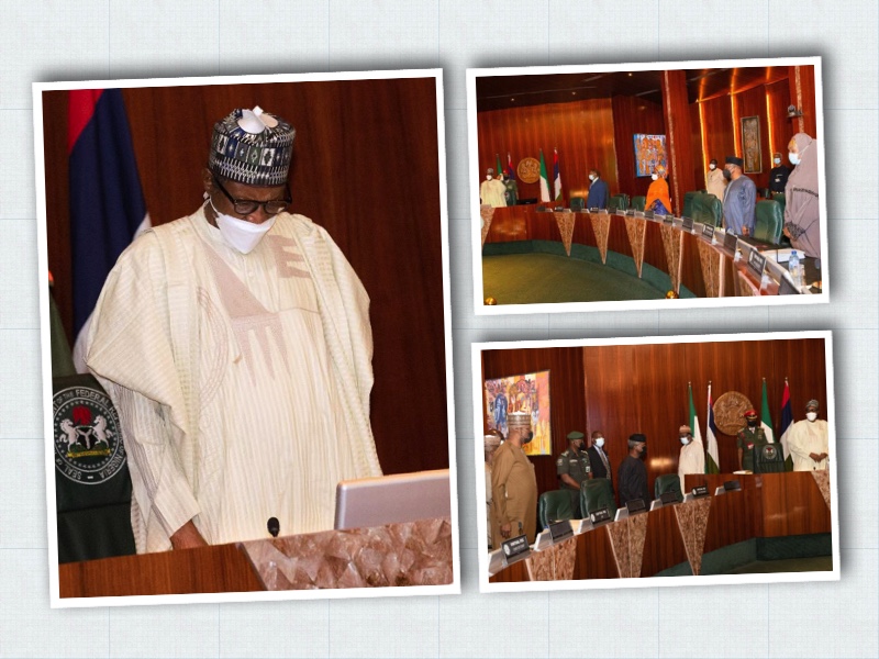 Buhari and FEC members mourn victims of Kaduna train attack