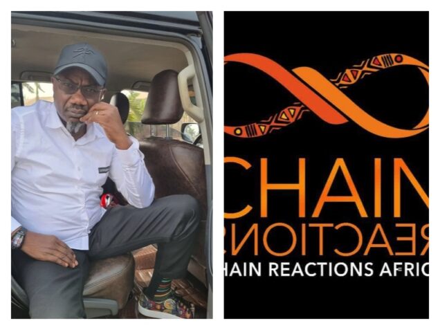 Chain Reactions Africa and CEO Israel Jaiye Opayemi