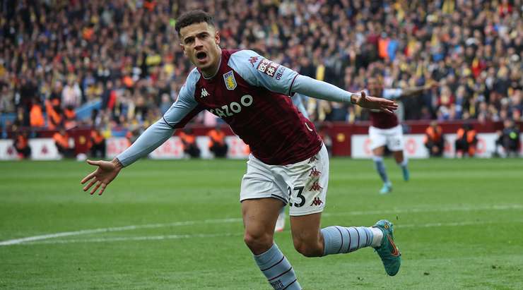 Courtinho scored for Villa