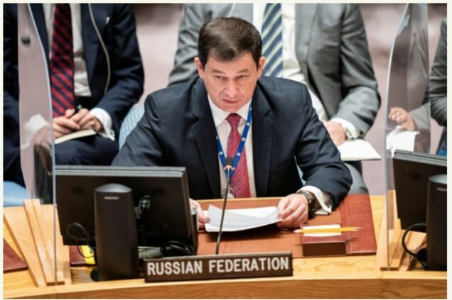 Dmitry Polyanskiy Russia’s deputy UN representative