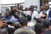 Philip Shaibu addressing the protesters