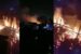 Fire in New Delhi slum