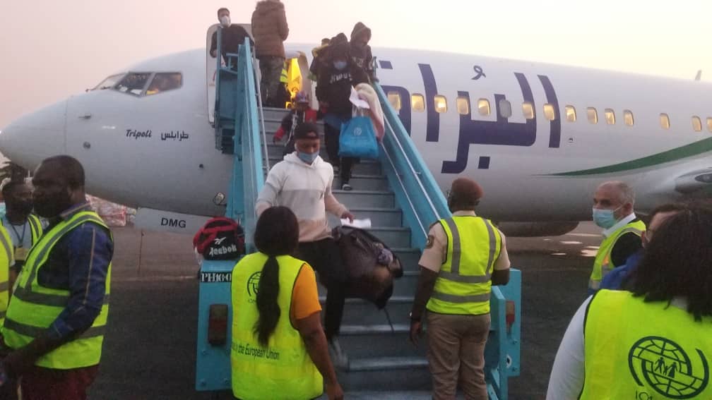 NEMA receives 128 stranded Nigerians from Libya