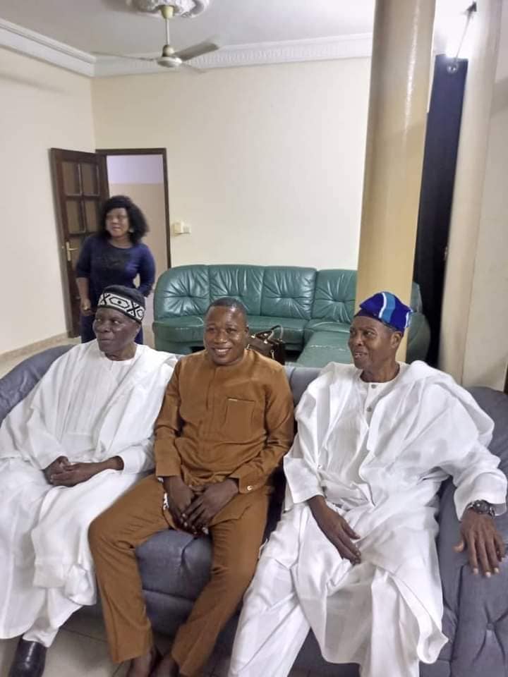 Igboho with Professors Adeniran, right and Akintoye, left