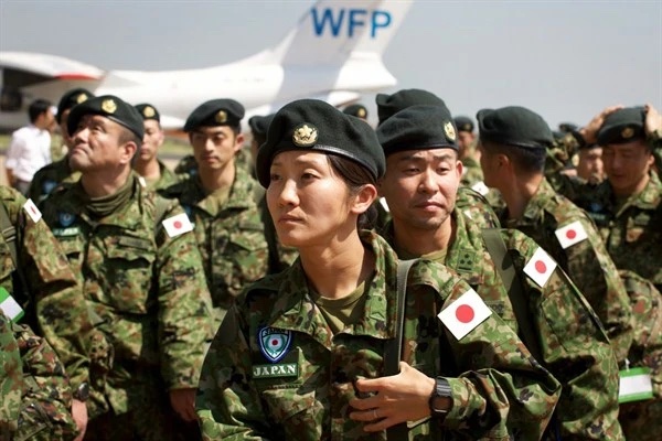 File: Japan's self defence forces in Sudan