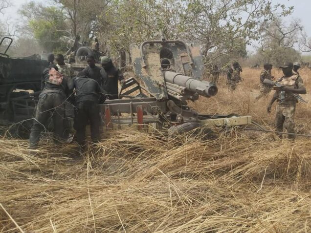 Nigerian troops hit Sambisa forest2