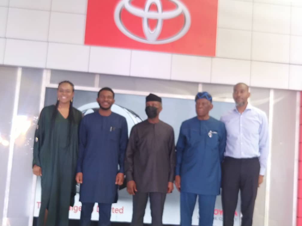 Osibanjo inaugurates Toyota Service Centre in Lagos (photos)
