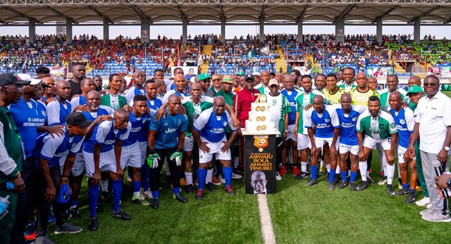 Team Lagos and Ex-Super Eagles players