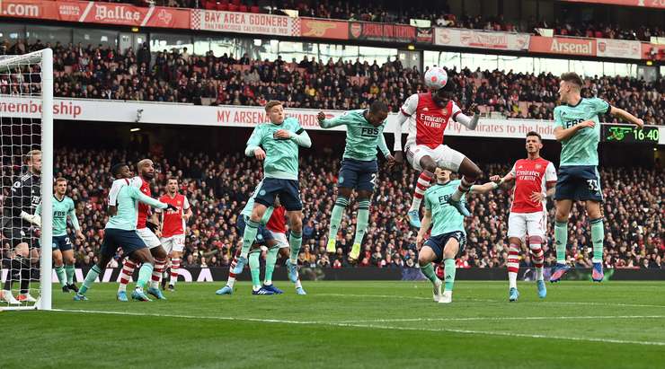 Partey scored for Arsenal