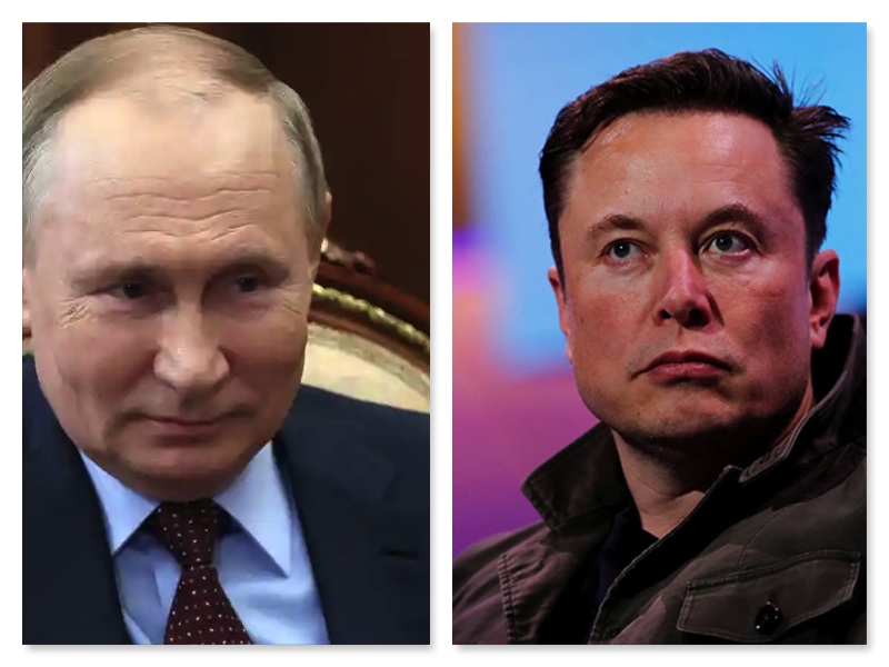 Putin and Elon Musk