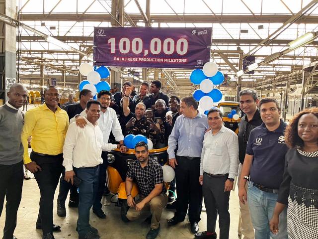 Stallion Celebrates, as it Rolls Out 100,000th Bajaj Keke in Nigeria