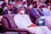Buhari at the unveiling of Dangote Fertilizer Plant