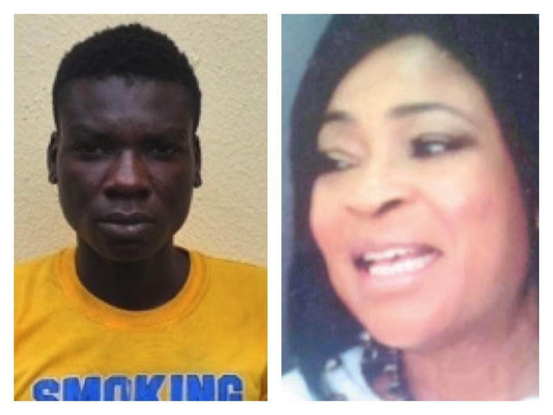 Tanko Abdullateef and victim Miss Mabel Okafor-Mang
