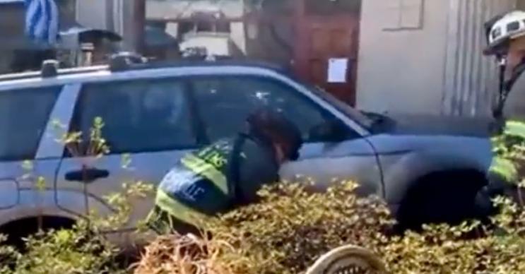 The SUV at the patio of Parthenon Restaurant in Washington D.C.