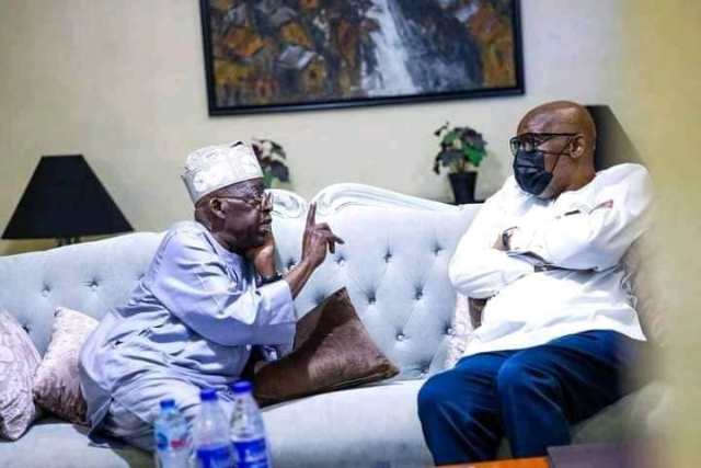 Tinubu and Akeredolu in Akure