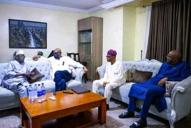 The former governor with Akeredolu