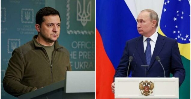 Ukraine’s Zelenskiy and Russia’s Putin