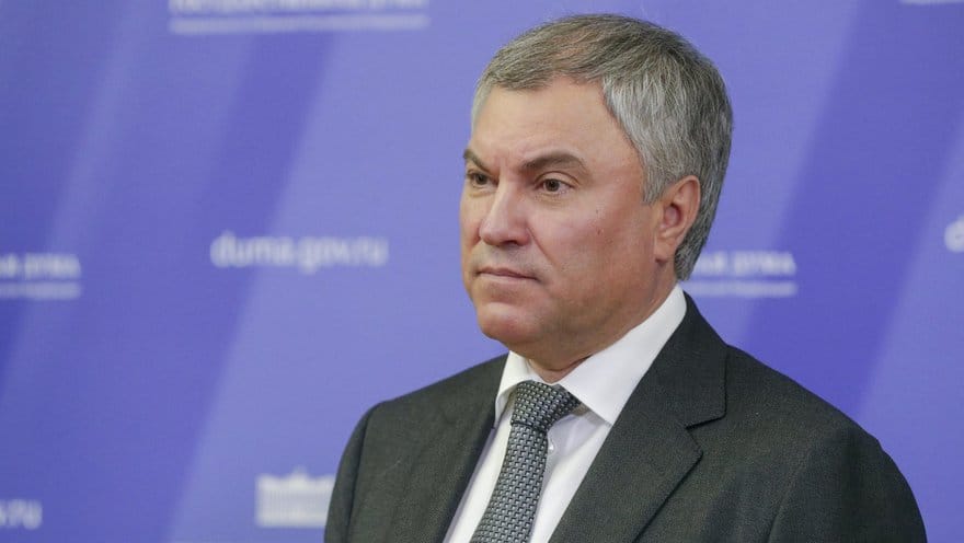 Vyacheslav Volodin Russian speaker