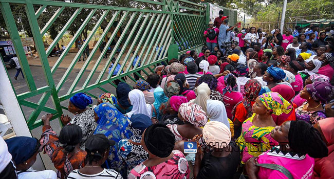 Nigerian Women occupy National Assembly in Abuja