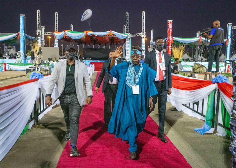 Tinubu at the APC National Convention