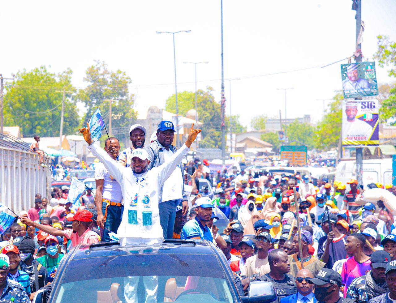 2023 presidency: Youths storm Bauchi for Yahaya Bello, say ‘no going back’