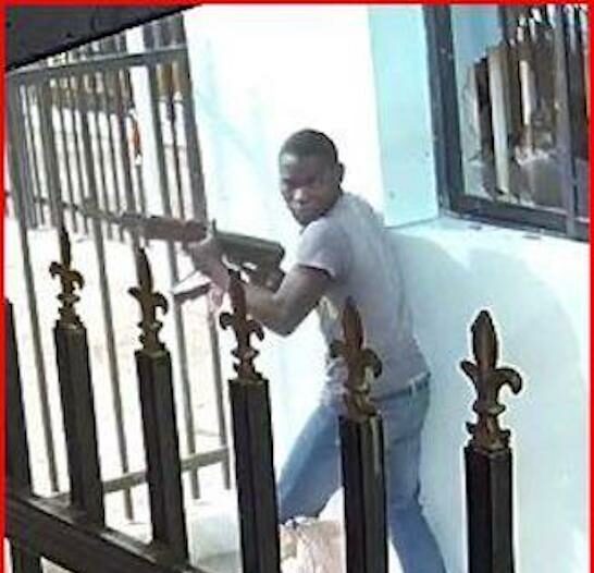 a robber in action used as illustration for Fidelis Ekata