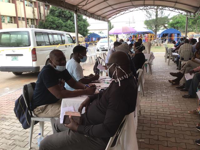 Doctors attending to NUJ members