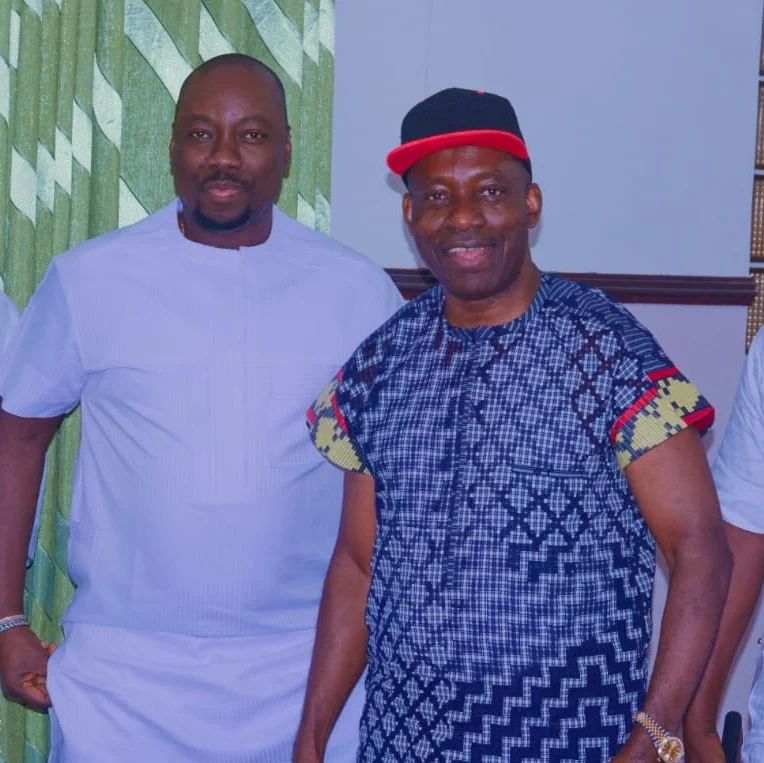 Soludo with Obi Cubana